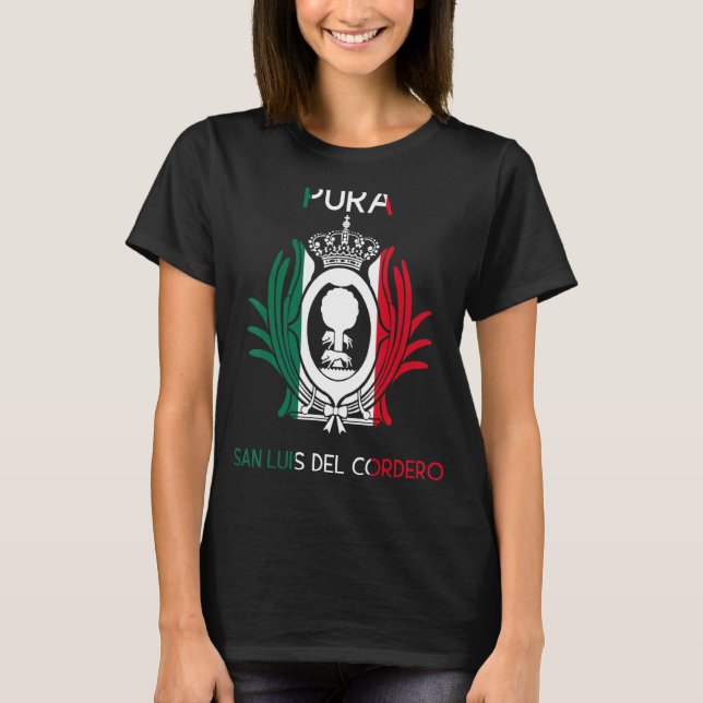 Camiseta San Luis Del Cordero Durango Estado México Escudo (Frente)