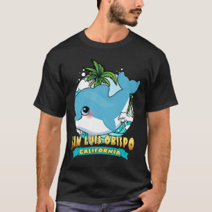 Camiseta SAN LUIS OBISPO CALIFORNIA Cute Baby Dolphin Beach