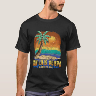 Camiseta San Luis Obispo California Vintage Alcançou Souv