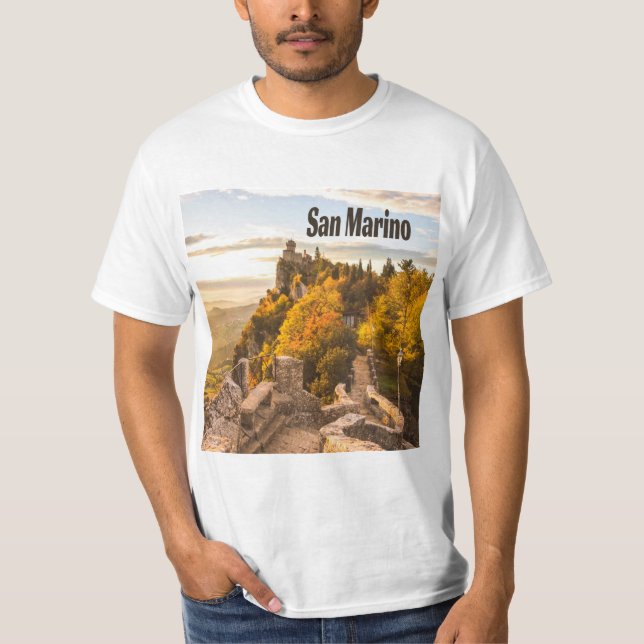 Camiseta San Marino Europe Three Towers (Frente)