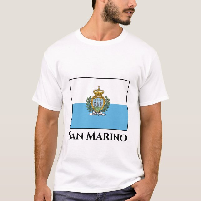 Camiseta San Marino Flag (Frente)