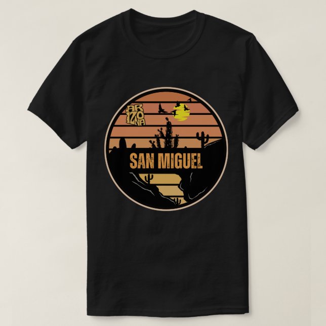 Camiseta San Miguel, Arizona (Frente do Design)