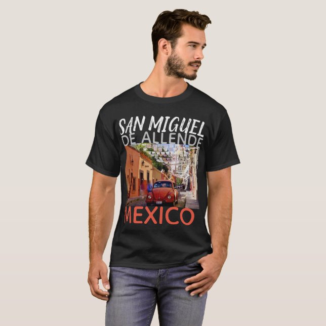 Camiseta San Miguel de Allende, rua lateral do México (Frente Completa)