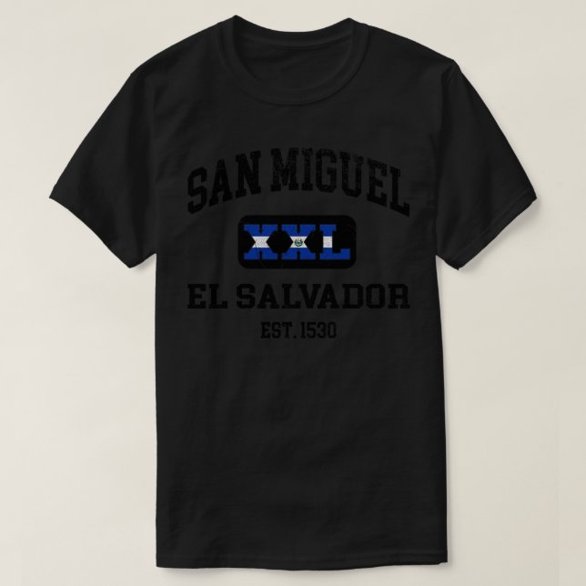 Camiseta San Miguel El Salvador XXL design atlético (Frente do Design)
