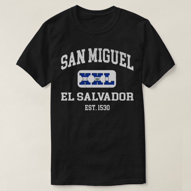 Camiseta San Miguel El Salvador XXL design atlético 1 (Frente do Design)
