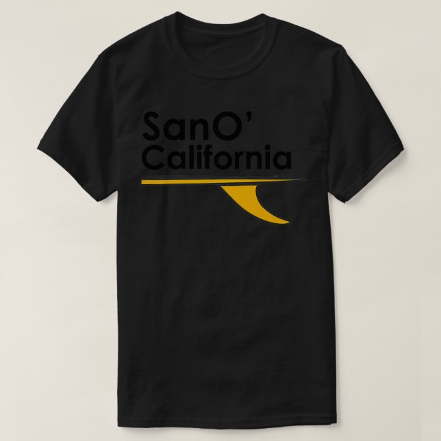 Camiseta San Onofre California surf beach  (Frente do Design)