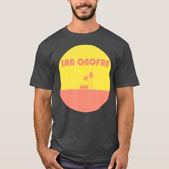 Camiseta San Onofre California Throwback Surfing Van (Frente)