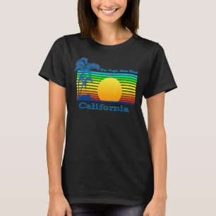 Camiseta San Onofre State Beach California Retro Tropical B