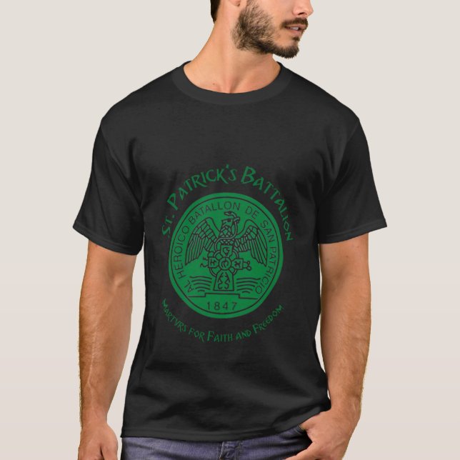 Camiseta San Patricios, Batalhão De São Patrick (Frente)
