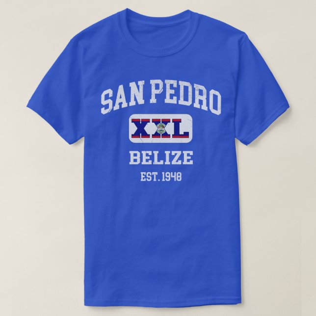 Camiseta San Pedro Belize XXL design atlético 1 (Frente do Design)