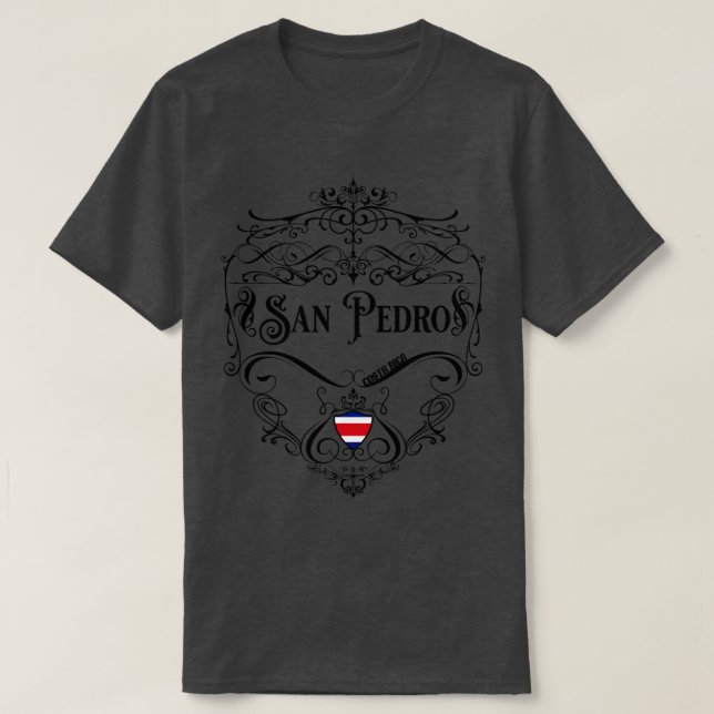 Camiseta San Pedro Vintage design (Frente do Design)