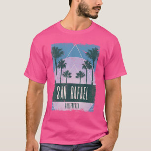 Camiseta San Rafael Califórnia CA Vaporwave Antigo Retro 8