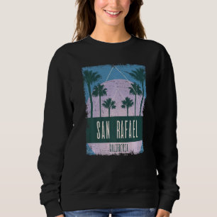 Camiseta San Rafael Califórnia CA Vaporwave Antigo Retro 8