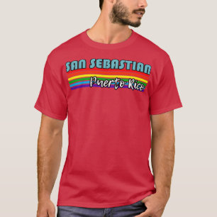 Camiseta San Sebastian Porto Rico Orgulho San Sebastian LGB