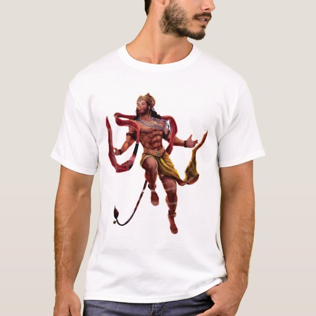 Camiseta Sanatan Dharma Balvan Shree Hanuman ji (Frente)