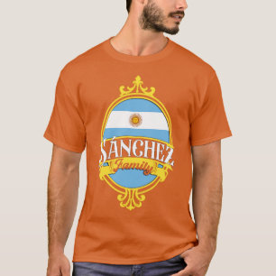 Camiseta Sanchez Family Argentina Flag