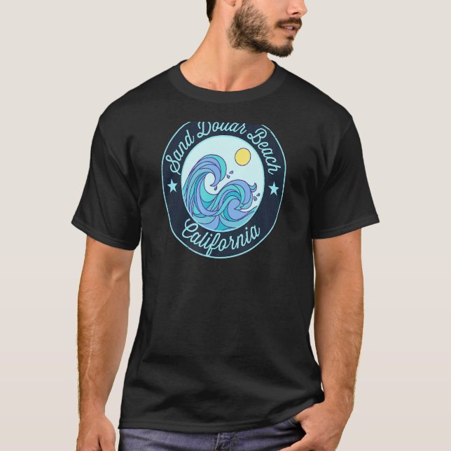 Camiseta Sand Dollar Beach Ca California Souvenir Náutico (Frente)