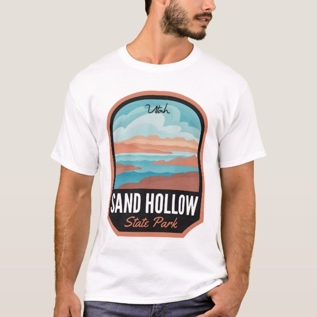 Camiseta Sand Hollow State Park UT Lake (Frente)