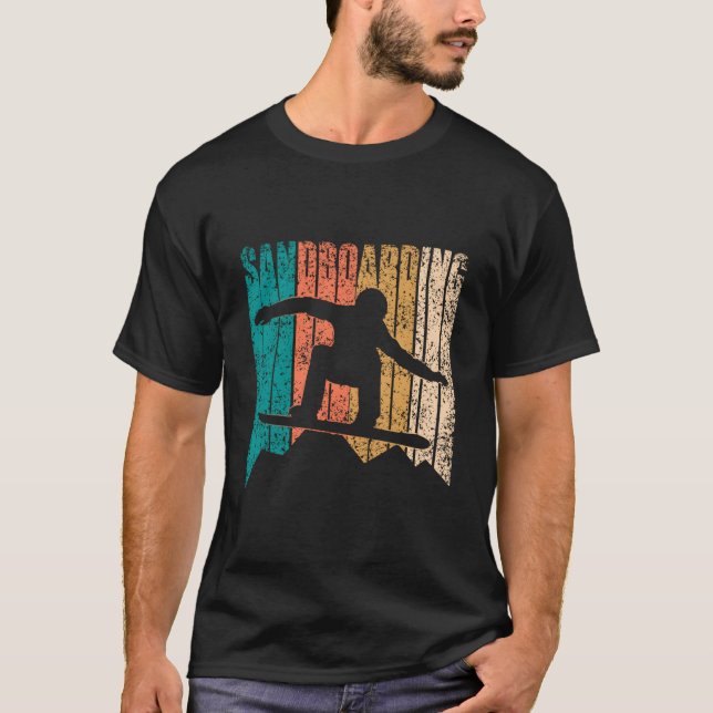 Camiseta Sandboarding Sandboard Sandboarder Areia (Frente)