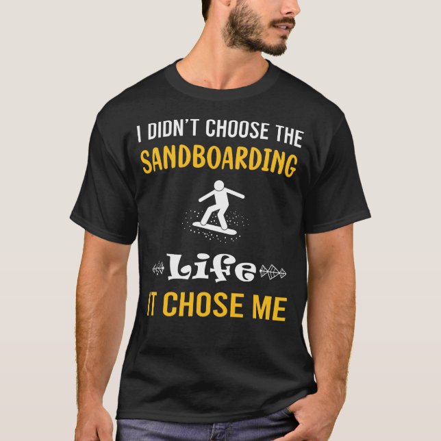 Camiseta Sandboarding Sandboard Sandboarder Duna de Areia (Frente)