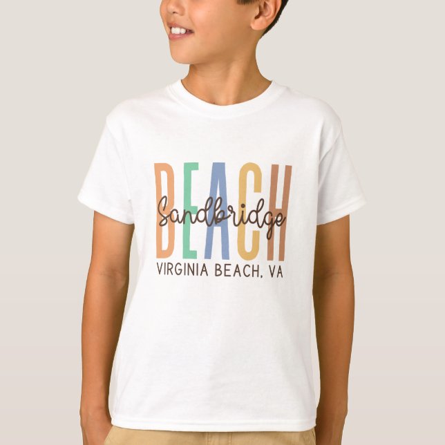 Camiseta Sandbridge Beach Virginia Beach Virginia (Sands) (Frente)
