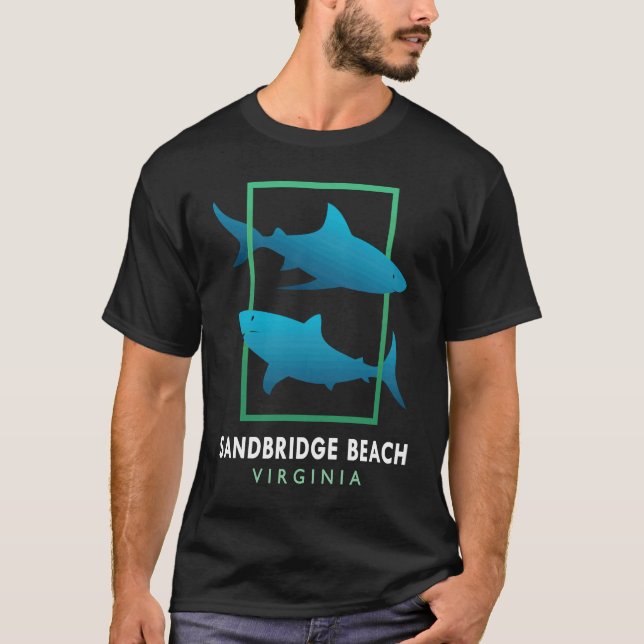 Camiseta Sandbridge Beach  Virginia  Souvenir (Frente)