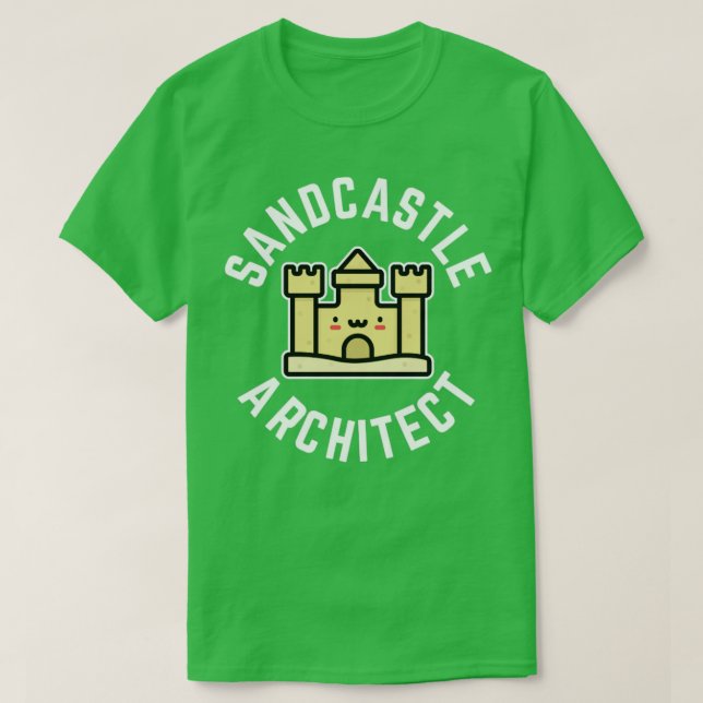 Camiseta Sandcastle Architect Kids design 1 (Frente do Design)