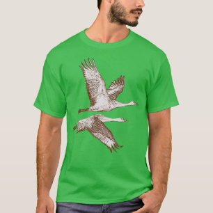Camiseta Sandhill Crane Migração