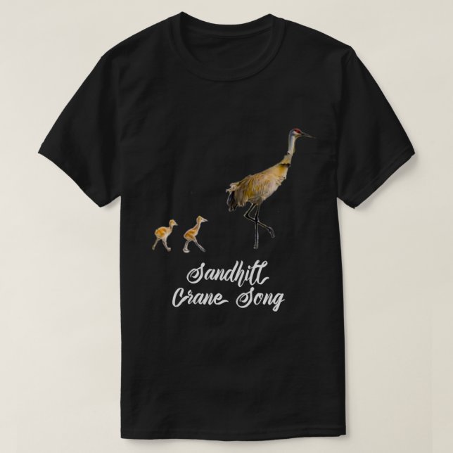 Camiseta Sandhill Crane Song Design  (Frente do Design)