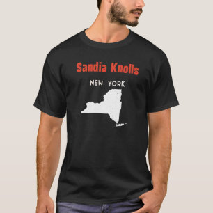 Camiseta Sandia Knolls Nova York EUA Estado América Viagem