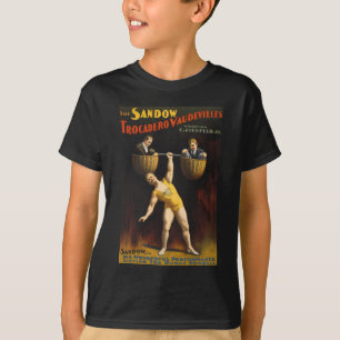 Camiseta Sandow Eugen Sandow Vaudeville Weightlifter