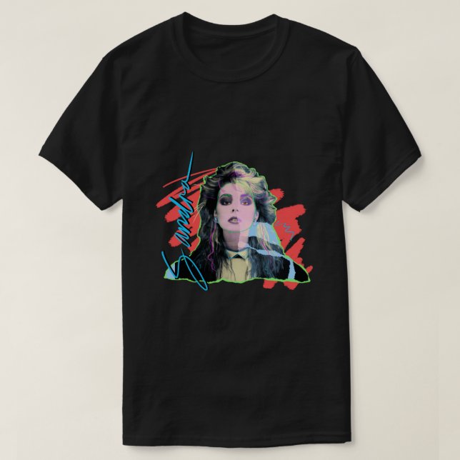 Camiseta SANDRA 80S CORES ESTILO MARIA MAGDALENA T- Clássic (Frente do Design)