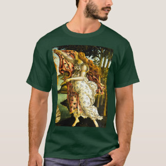 Camiseta Sandro Botticelli cota O Nascimento de Vênus A Hor