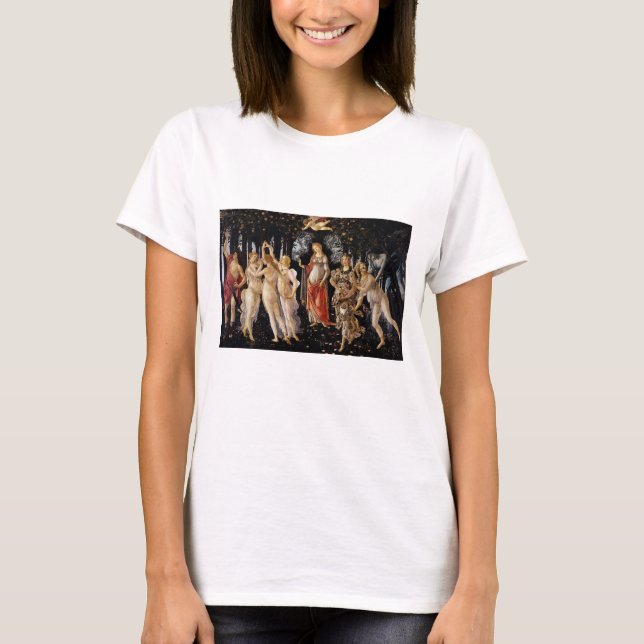 Camiseta Sandro Botticelli - La Primavera (Frente)