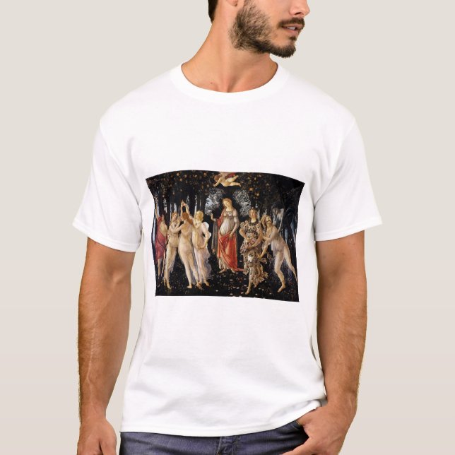 Camiseta Sandro Botticelli - La Primavera (Frente)