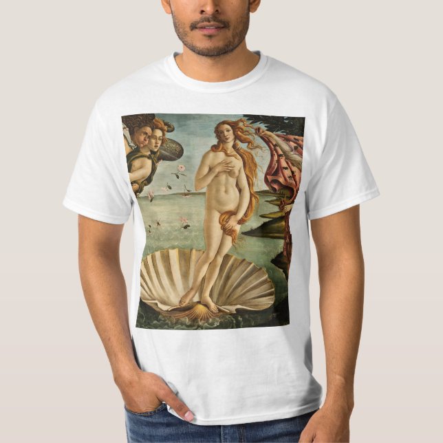 Camiseta Sandro Botticelli - O Nascimento de Vênus (Frente)