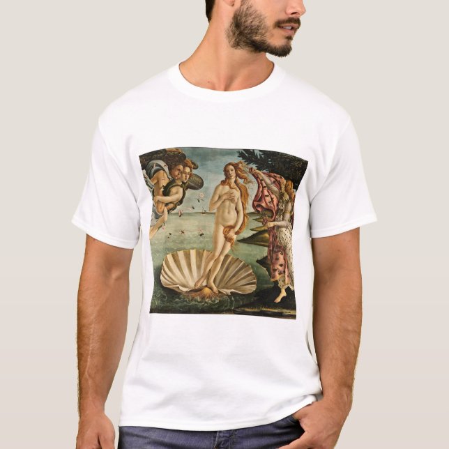 Camiseta Sandro Botticelli - O Nascimento De Vênus (Frente)