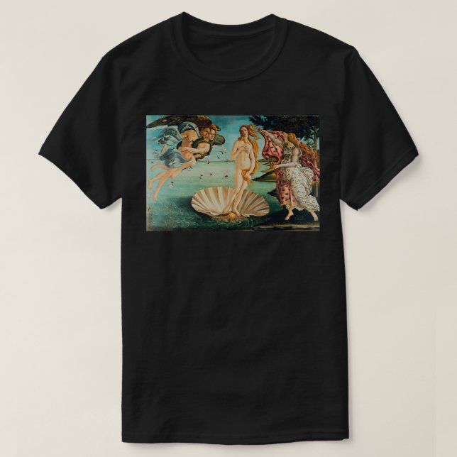Camiseta Sandro Botticelli O nascimento de Vênus La nascita (Frente do Design)