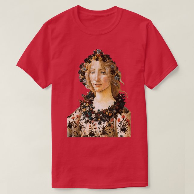 Camiseta Sandro Botticelli Primavera 1 (Frente do Design)