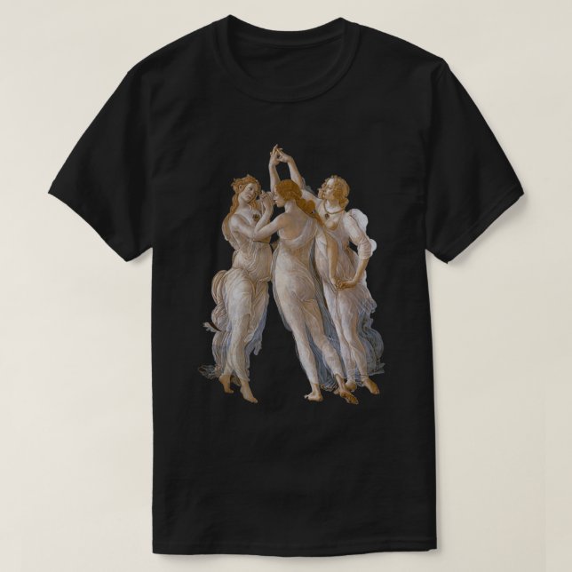 Camiseta Sandro Botticelli the Three Graces (Frente do Design)