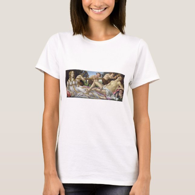 Camiseta Sandro Botticelli - Vênus e Marte (Frente)
