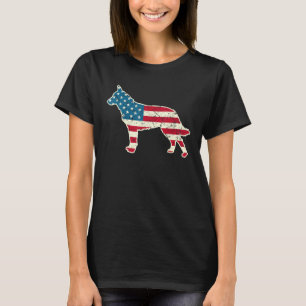 Camiseta Sanduíche australiano de Cachorro Azul Heeler 4 de