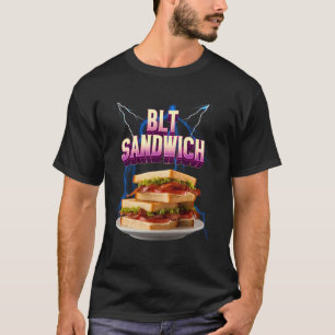Camiseta Sanduíche BLT Meme Bootleg Estilo Rap 90s Vintage