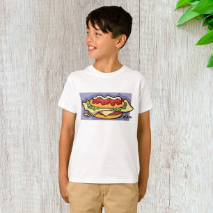 Camiseta Sanduíche com Alface Queijo e Molho