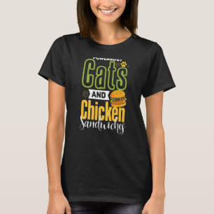 Camiseta Sanduíche de Galinha Burger de Galinha