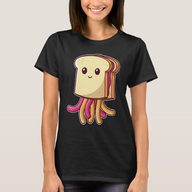 Camiseta Sanduíche de Peanut-Manteiga (Frente)
