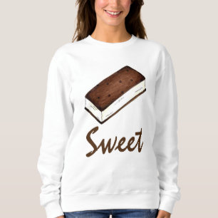 Camiseta Sanduíche de Sorvete doce,