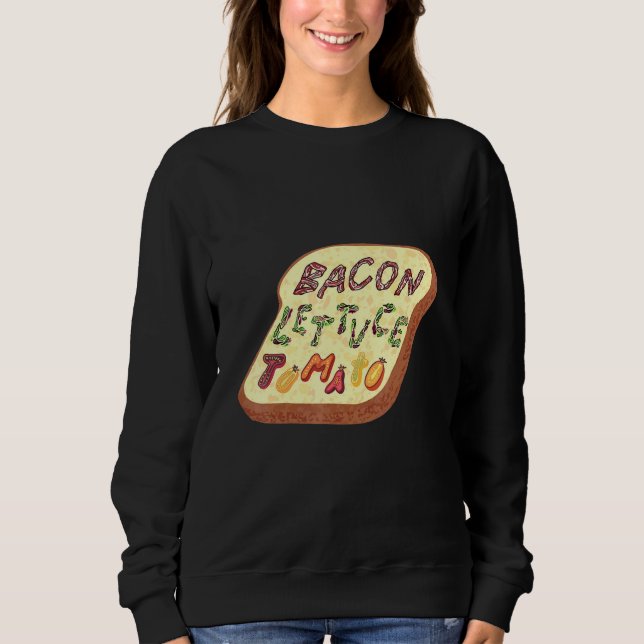 Camiseta Sanduíche De Tomate Blt De Bacon (Frente)