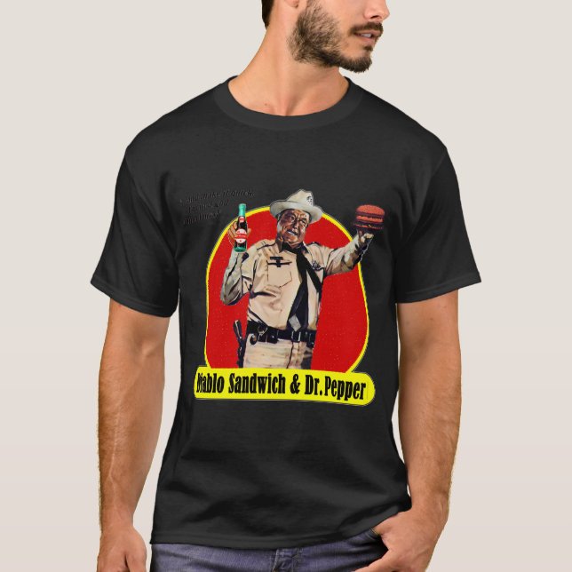 Camiseta Sanduíche DIABLO & DR. PEPPER (Frente)