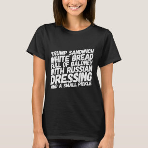 Camiseta Sanduíche engraçado anti-Trump Impeach Trump polít